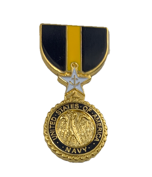 USN/USMC Distinguished Service Medal Ribbon Pin