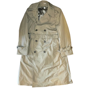U.S. Marine Corps Pewter 2246 Gray Poly/Cotton Men's All-Weather Coat W/ Removable Liner with a Grandpops Army Navy logo.