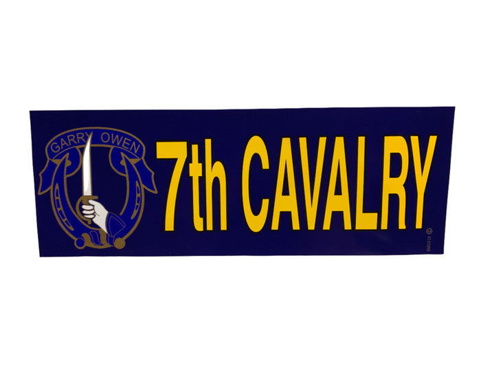 7th Calvary Bumper Sticker