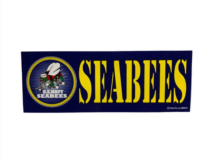 U.S. Seabees Bumper Sticker