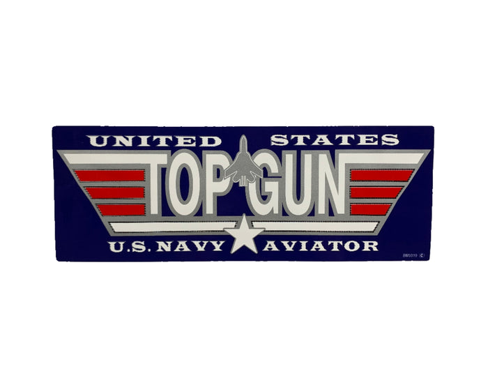 United States Top Gun U.S. Navy Aviator Bumper Sticker