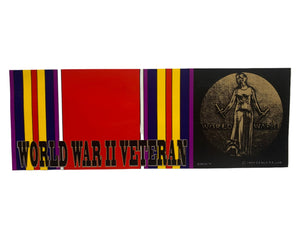 World War II Veteran Bumper Sticker