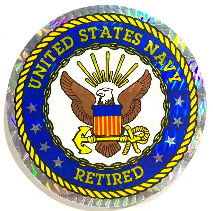 United States Navy Retired Sticker