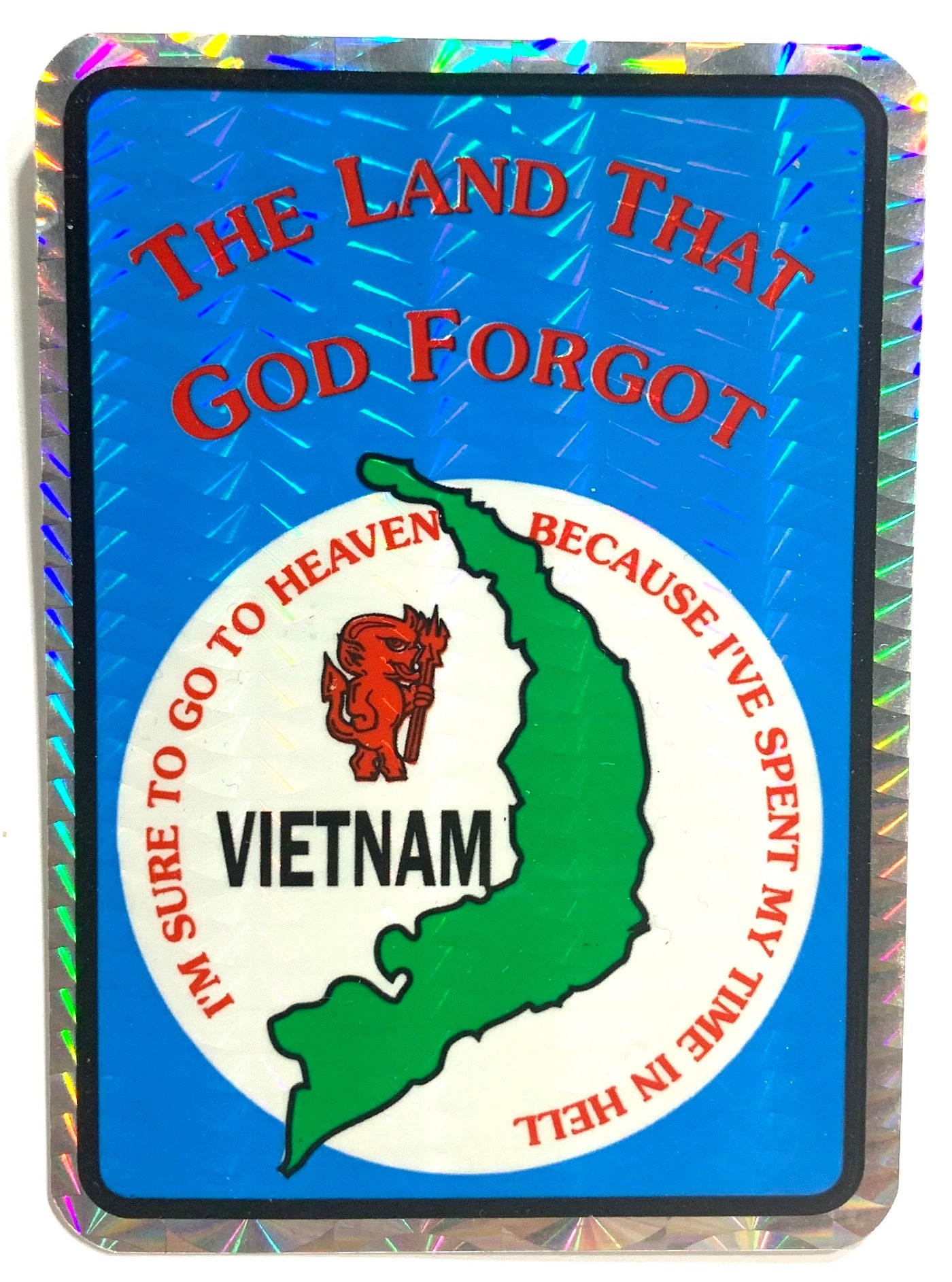 Fogot Sticker The Land That God Forgot Sticker – GRANDPOPSARMYNAVY