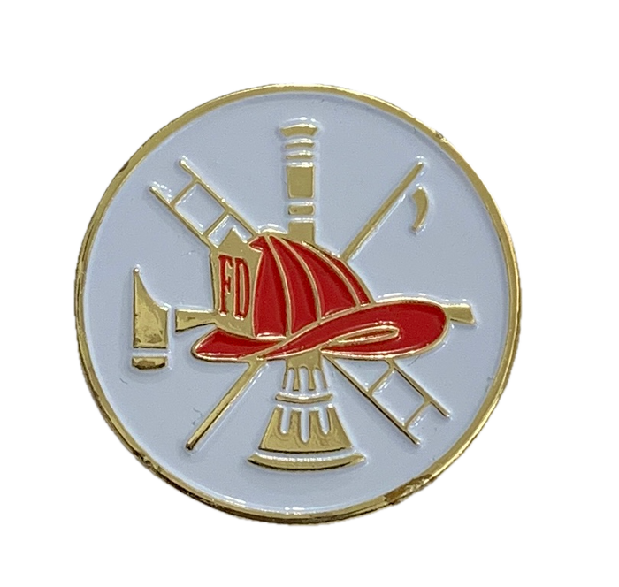 Fire Department Logo Pin