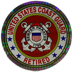 United States Coast Guard Retired Sticker