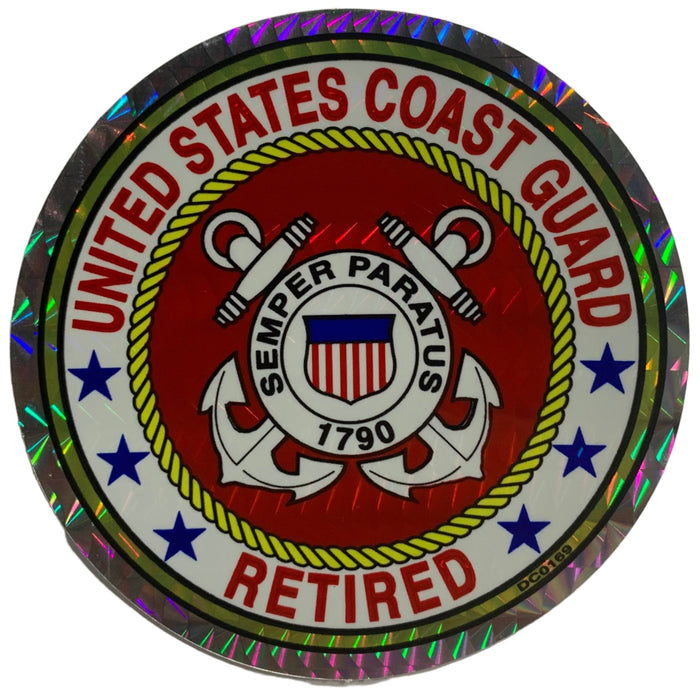 United States Coast Guard Retired Sticker