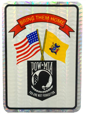 Bring Them Home POW*MIA Sticker