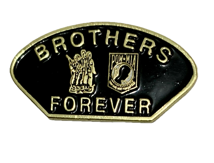 Brothers Forever Pin