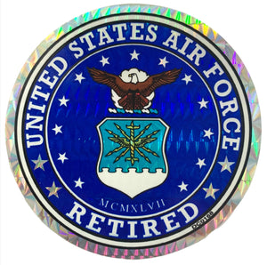 United States Air Force Retired Sticker