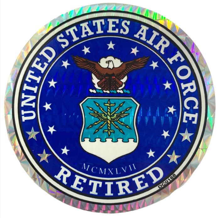 United States Air Force Retired Sticker