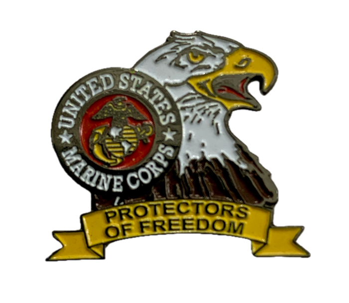 USMC Protectors Of Freedom Pin