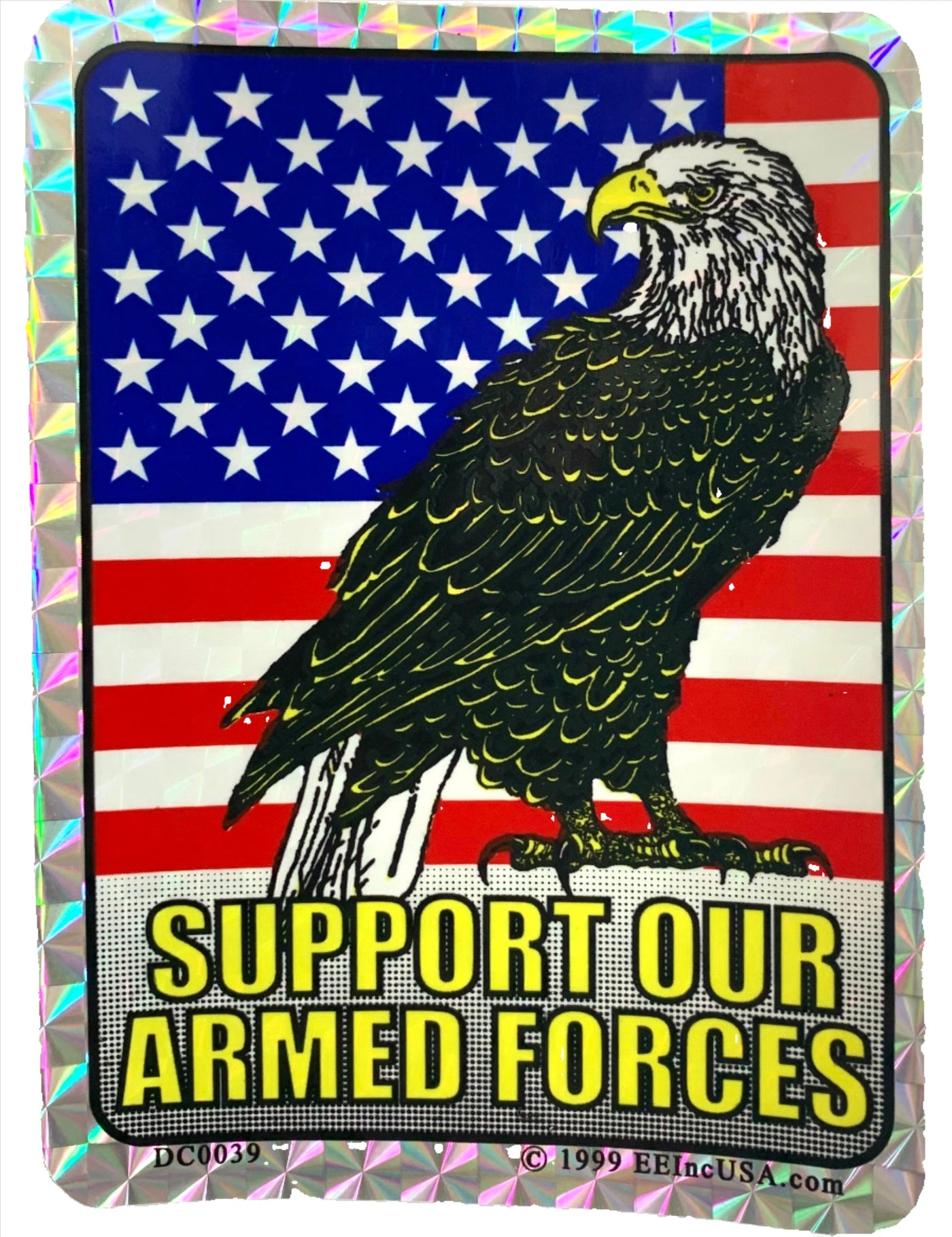 thumbnail interactive-video image 1 of National Defense Service Ribbon Stickers (2 Pack) – Military Cell Phone Decal, Armed Forces 1 of 4