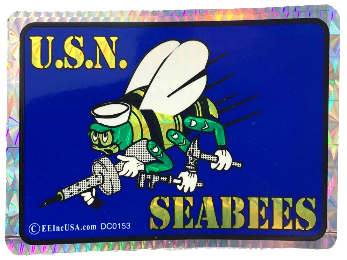 U.S.N. Seabees Sticker – GRANDPOPSARMYNAVY