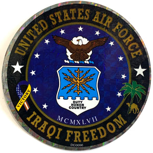 United States Air Force Iraqi Freedom Sticker