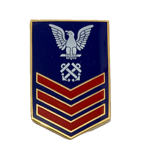U.S. Coast Guard Petty Officer (LEFT) 1st Class E6 Pin