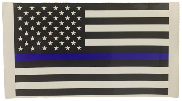 Thin Blue Line Flag Sticker