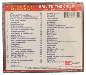 United States Marine Band Hail To The Chief CD