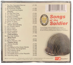 Songs of the Solider 26 Time Honored Classics CD