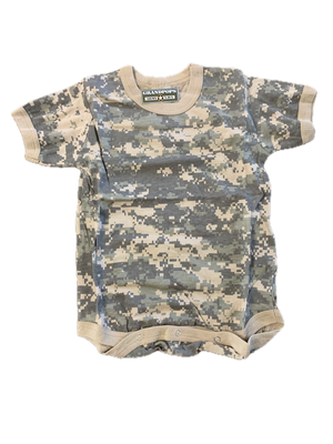 Toddler ACU Digital Onesies With Snaps