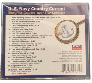 Navy Blue Bluegrass U.S. Navy Country Current Bluegrass Quartet CD