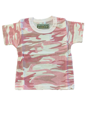 Infant/Toddler Pink Camouflage (Short Sleeve)T-Shirt