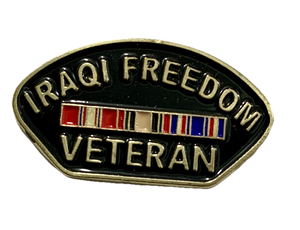 Vintage Iraqi Freedom Veteran Ribbon Pin