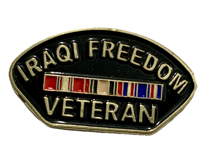 Vintage Iraqi Freedom Veteran Ribbon Pin