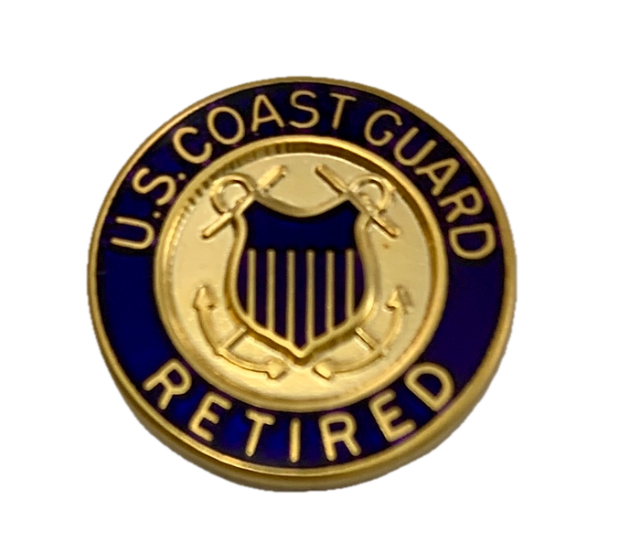 U.S. Coast Guard Logo Retired Pin