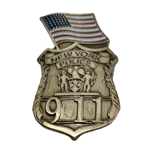 New York Police 911 Memorial Pin