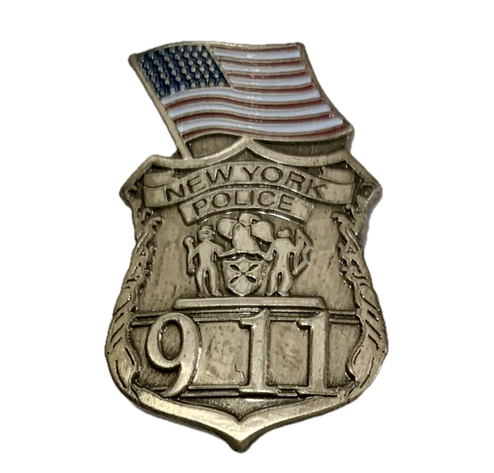 New York Police 911 Memorial Pin