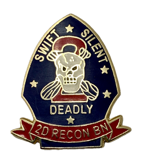 USMC 2nd Recon (Swift Silent Deadly) Battalion Pin