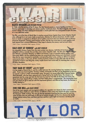 War Classics 4 Feature Films DVD's