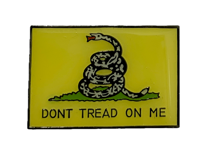 Don't Tread On Me Snake Pin