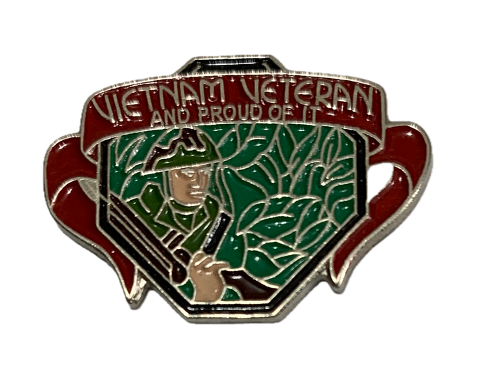 Vintage Vietnam Veteran (And Proud Of It) Pin