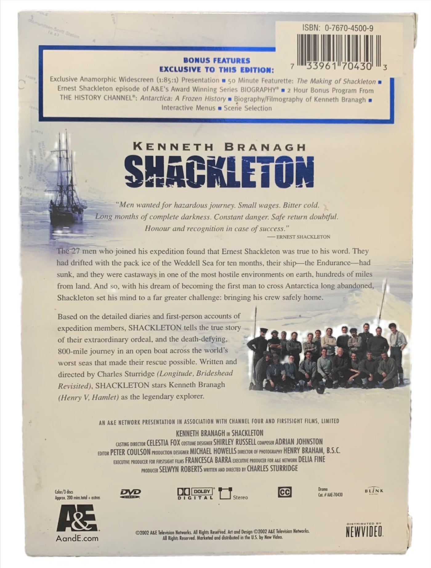 Collector's Edition Shackleton DVD's – GRANDPOPSARMYNAVY