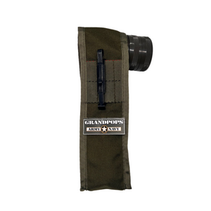 OD Green Nylon ALICE Fulton MX-991/U Angle Head Flashlight Pouch