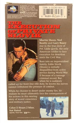 The Execution of Private Slovik VHS