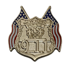 New York Police 911 Memorial Pin