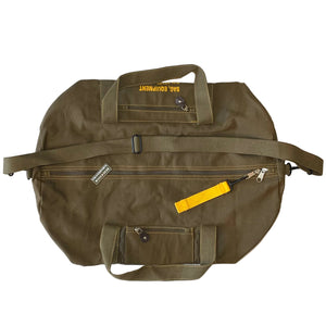 G.I.-Style Earth Brown Canvas Equipment Duffel Bag