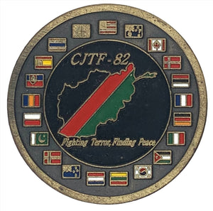 455th Expeditionary Operations Group Afghanistan Challenge Coin