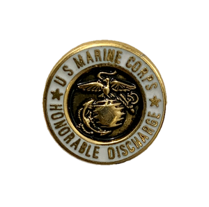 USMC Honorable Discharge (9/16") Mini Pin