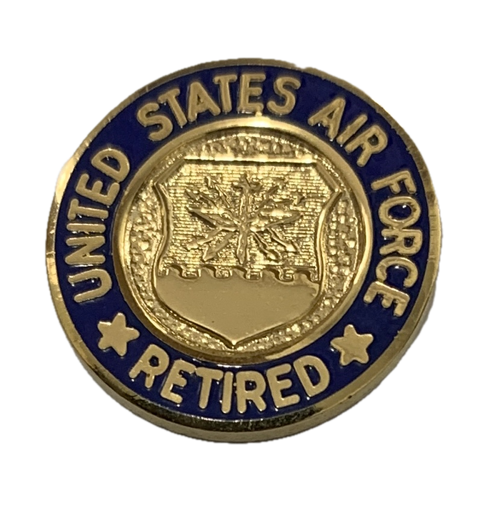 USAF Retired Pin