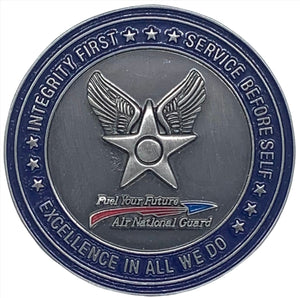 Air National Guard Service Award Challenge Coin