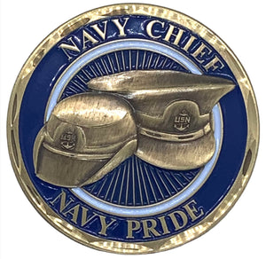 Ask The Chief USN Challenge Coin