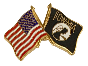 POW-MIA/USA Flag Pin