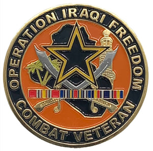 United States Army Iraqi Freedom Veteran Challenge Coin