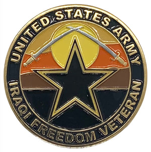 United States Army Iraqi Freedom Veteran Challenge Coin