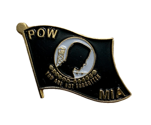 POW-MIA (You Are Not Forgotten) Flag Pin