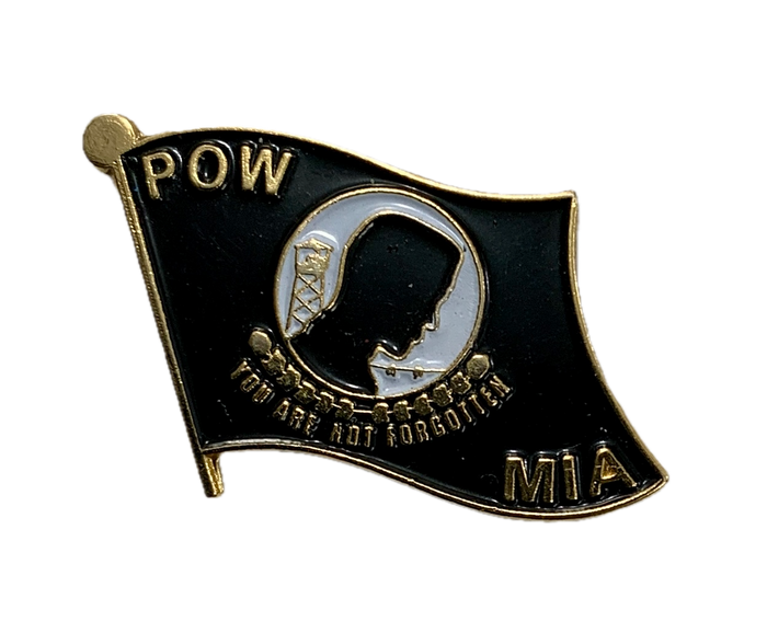 POW-MIA (You Are Not Forgotten) Flag Pin